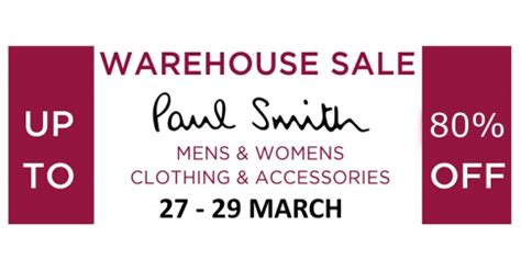 paul smith sample sale